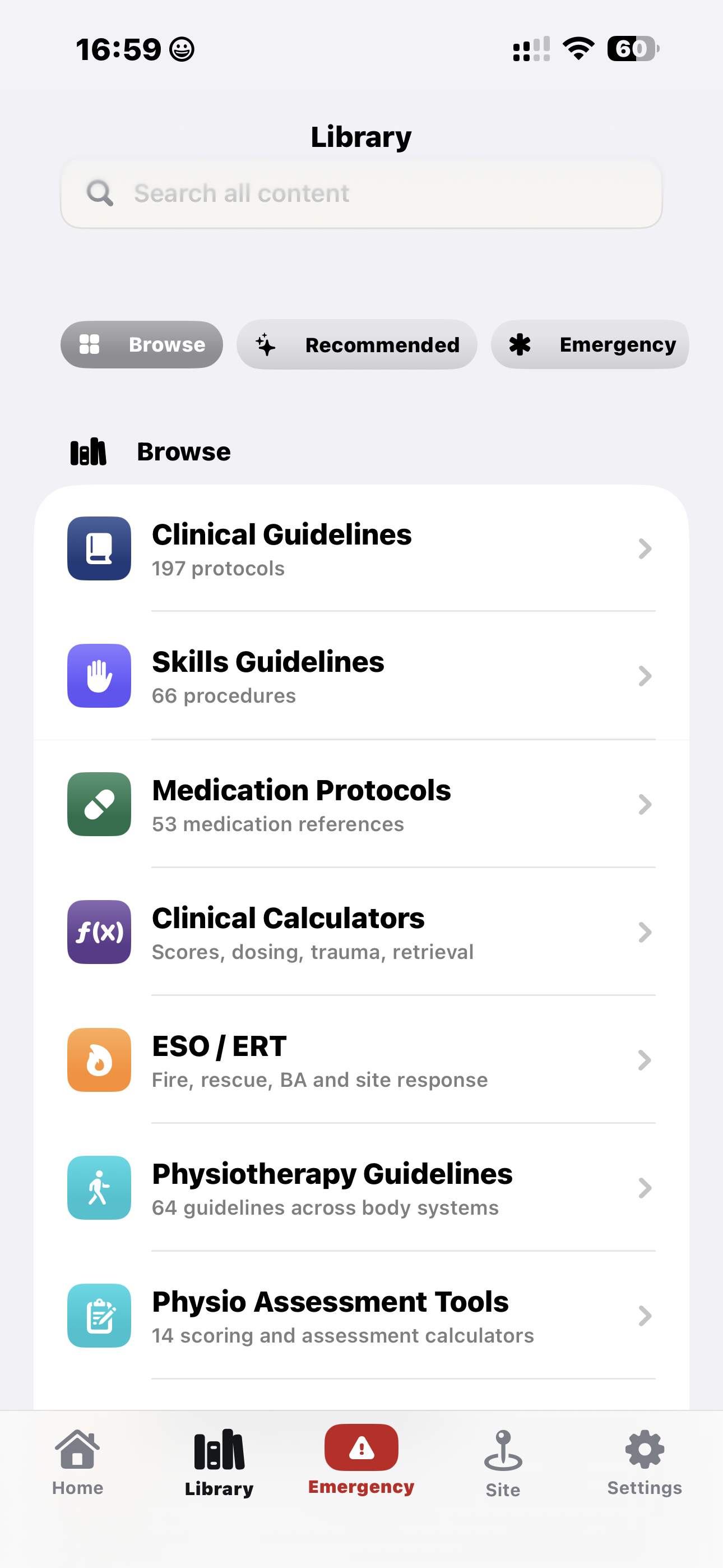 Content library