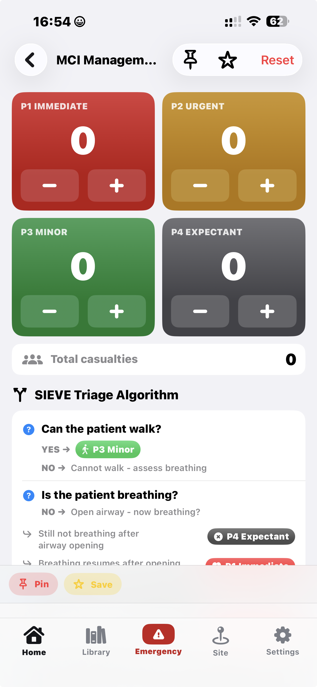 MCI triage calculator